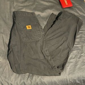 Mens Vintage (ish) Navy Blue Carhartt Carpenter Pants 30x30